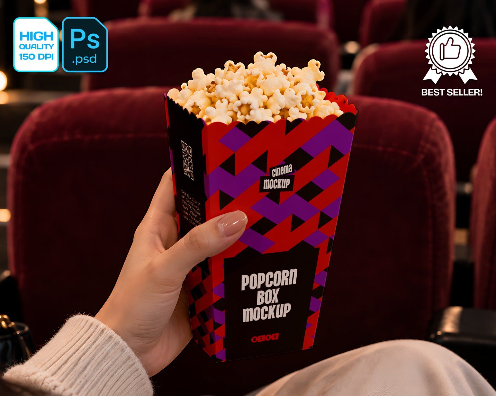 Cinema Branding Mockup Pack - 15 Movie Theater PSD Mockups — image 4