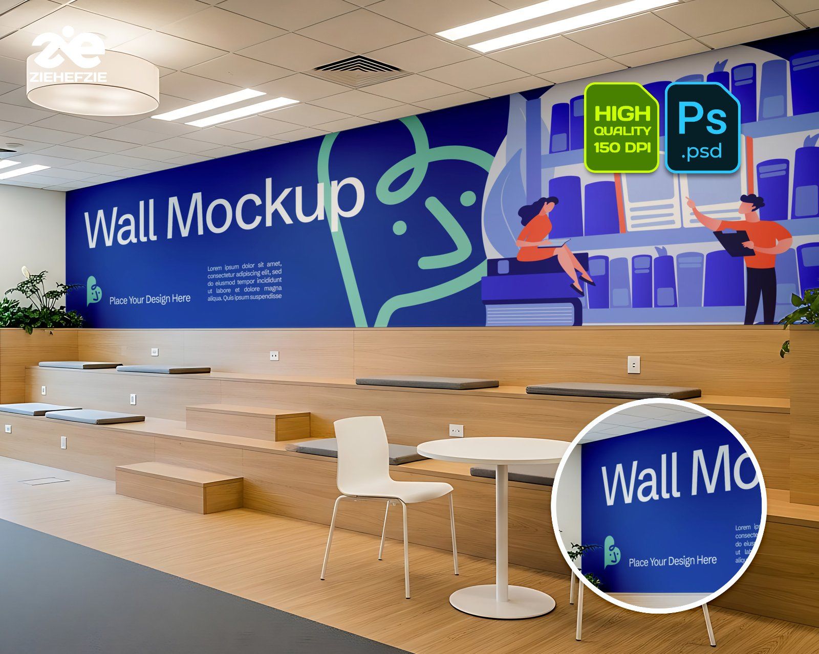 Premium Library Branding Mockup Bundle PSD – School or University Branding