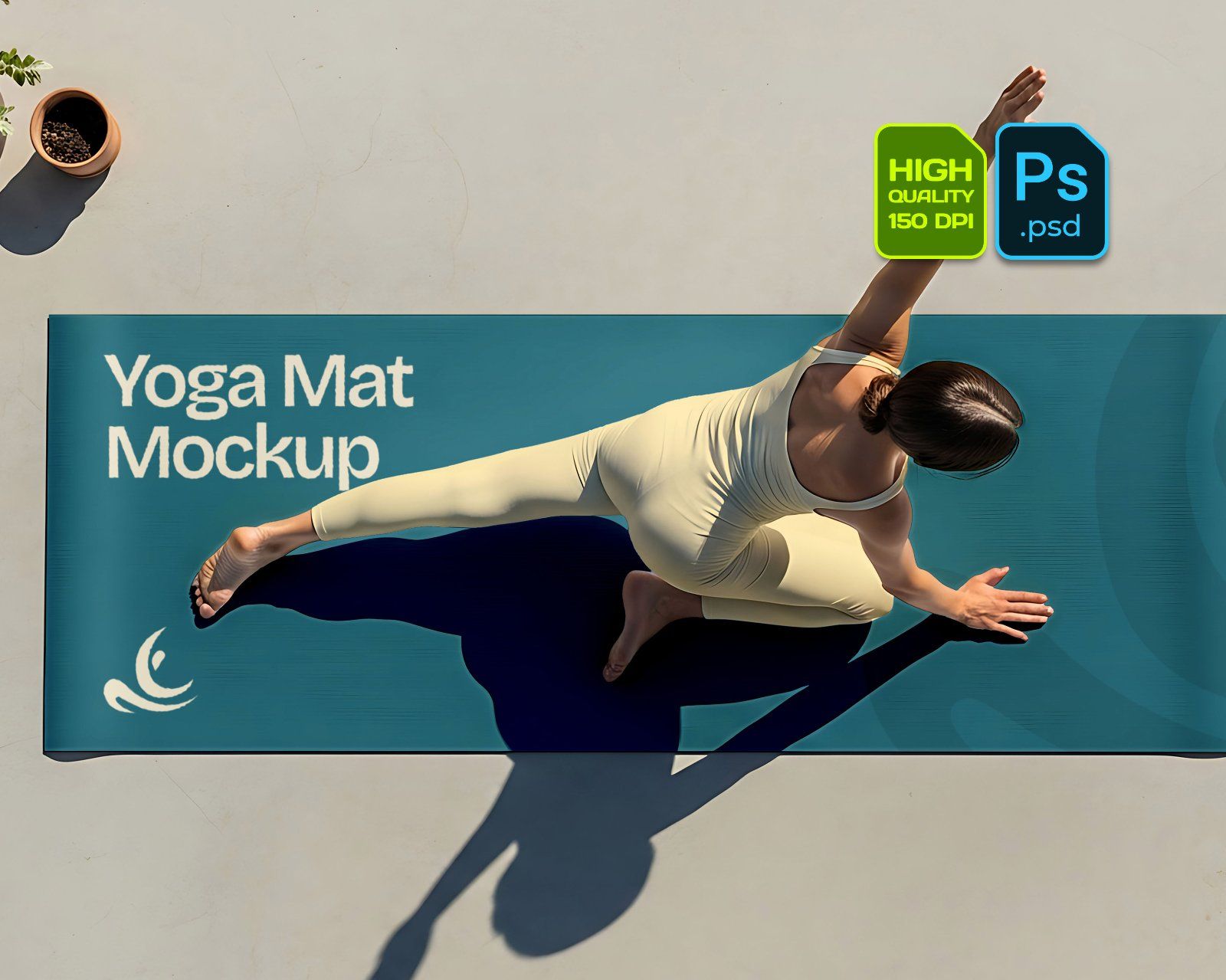 15 Premium Yoga Branding Mockup Collection