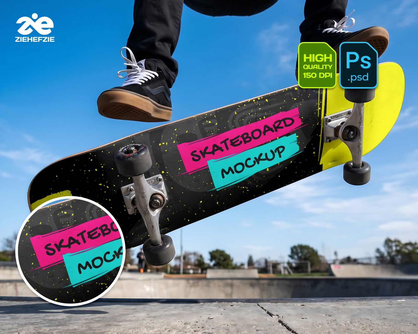 Ultimate Skateboard Branding Mockup Bundle – 15 Premium PSD Scenes for Urban Streetwear & Skate Cult