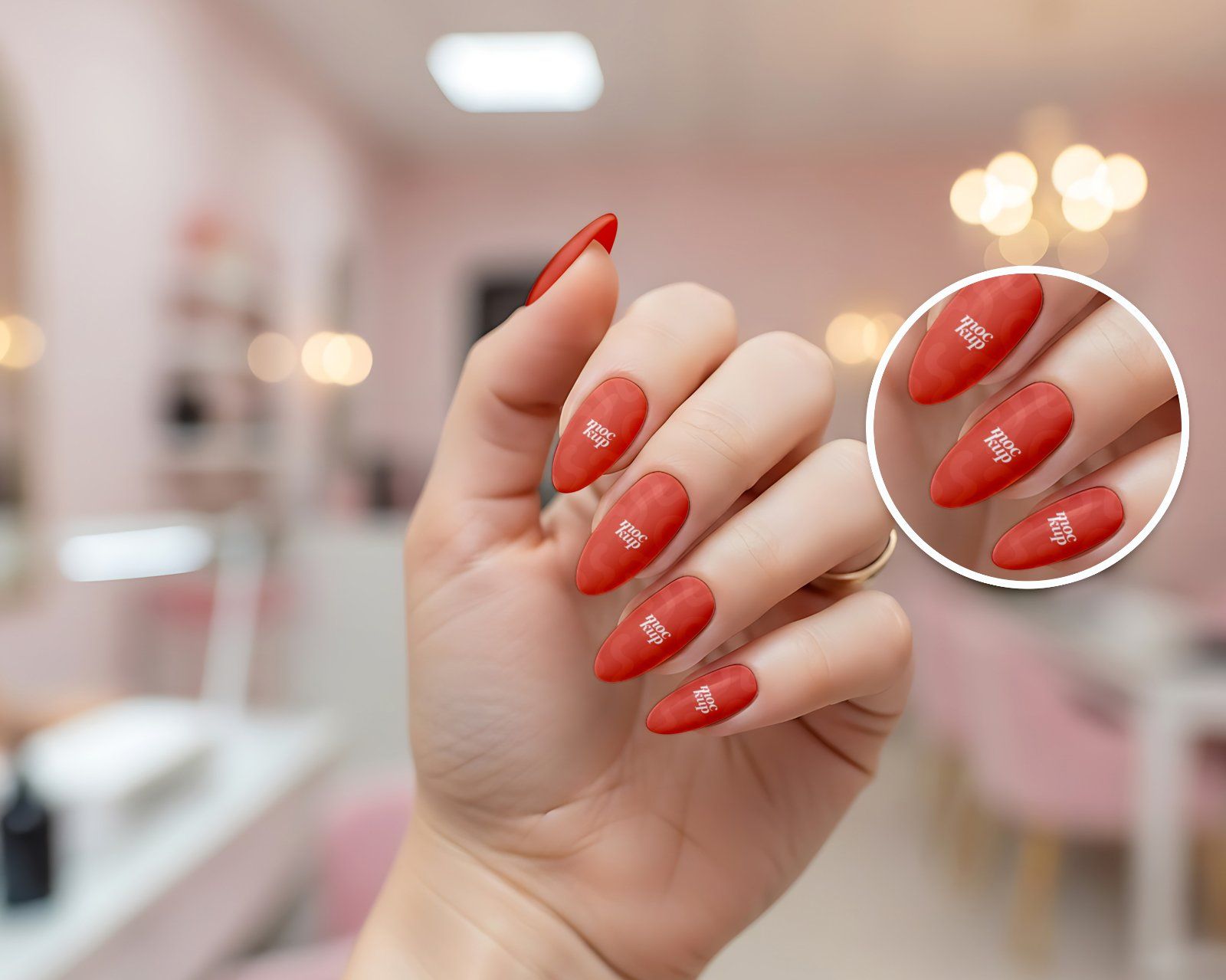 Nail Art Studio Mockup Bundle – 15 PSD Templates for Beauty Salon & Manicure Branding