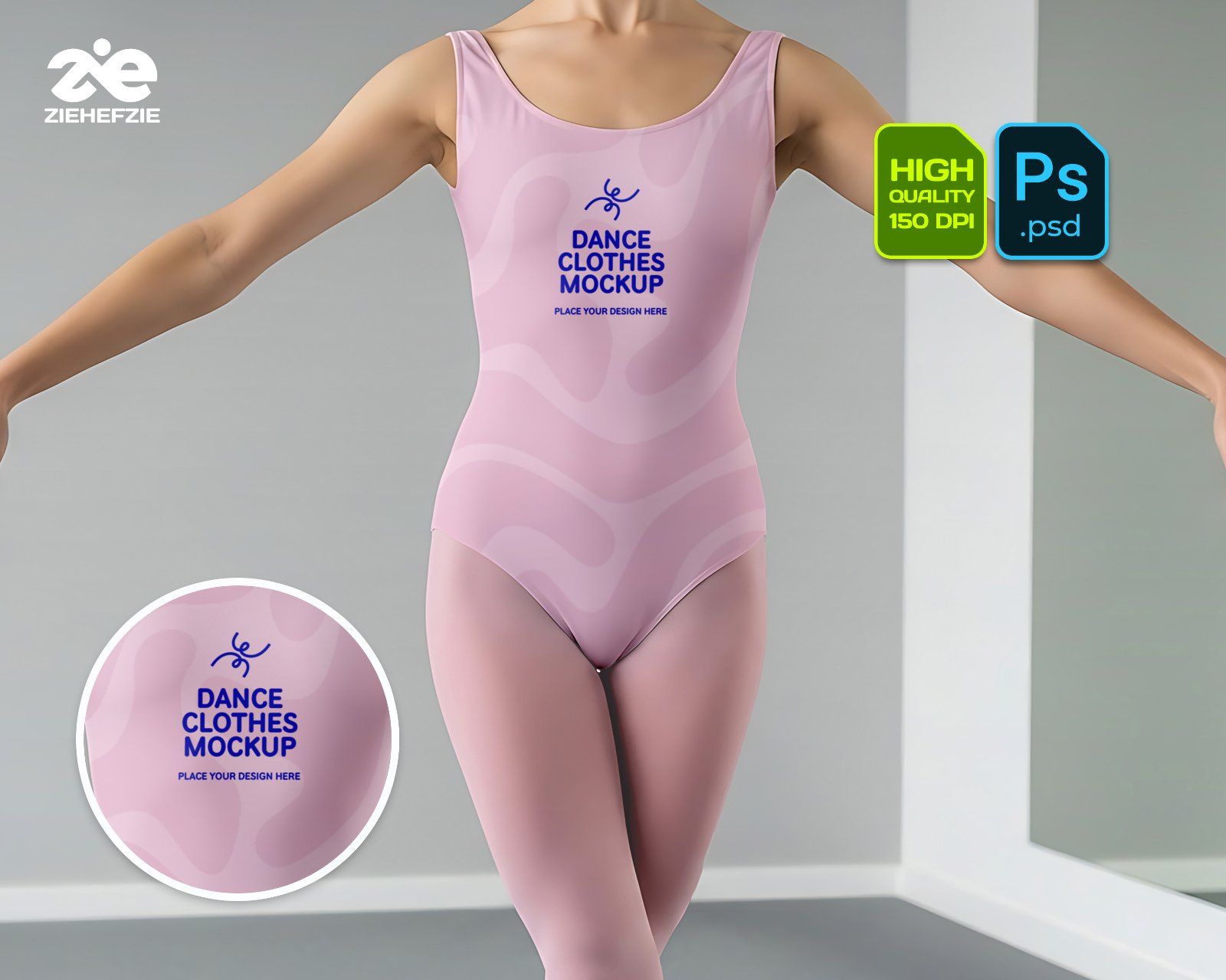 Premium Branding PSD Mockups for Dance Studio & Performance Identity