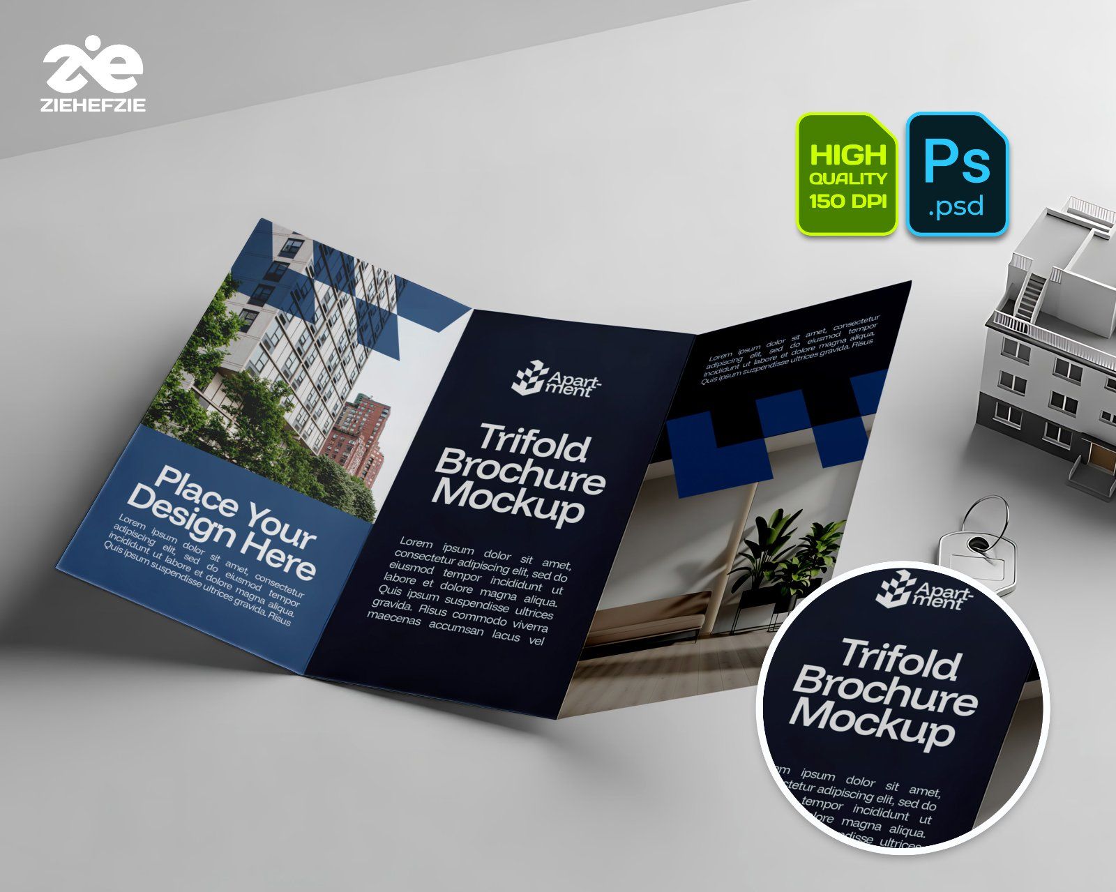 Apartment Branding Mockup Bundle – 15 Premium PSD Templates for Real Estate, Hospitality & Property