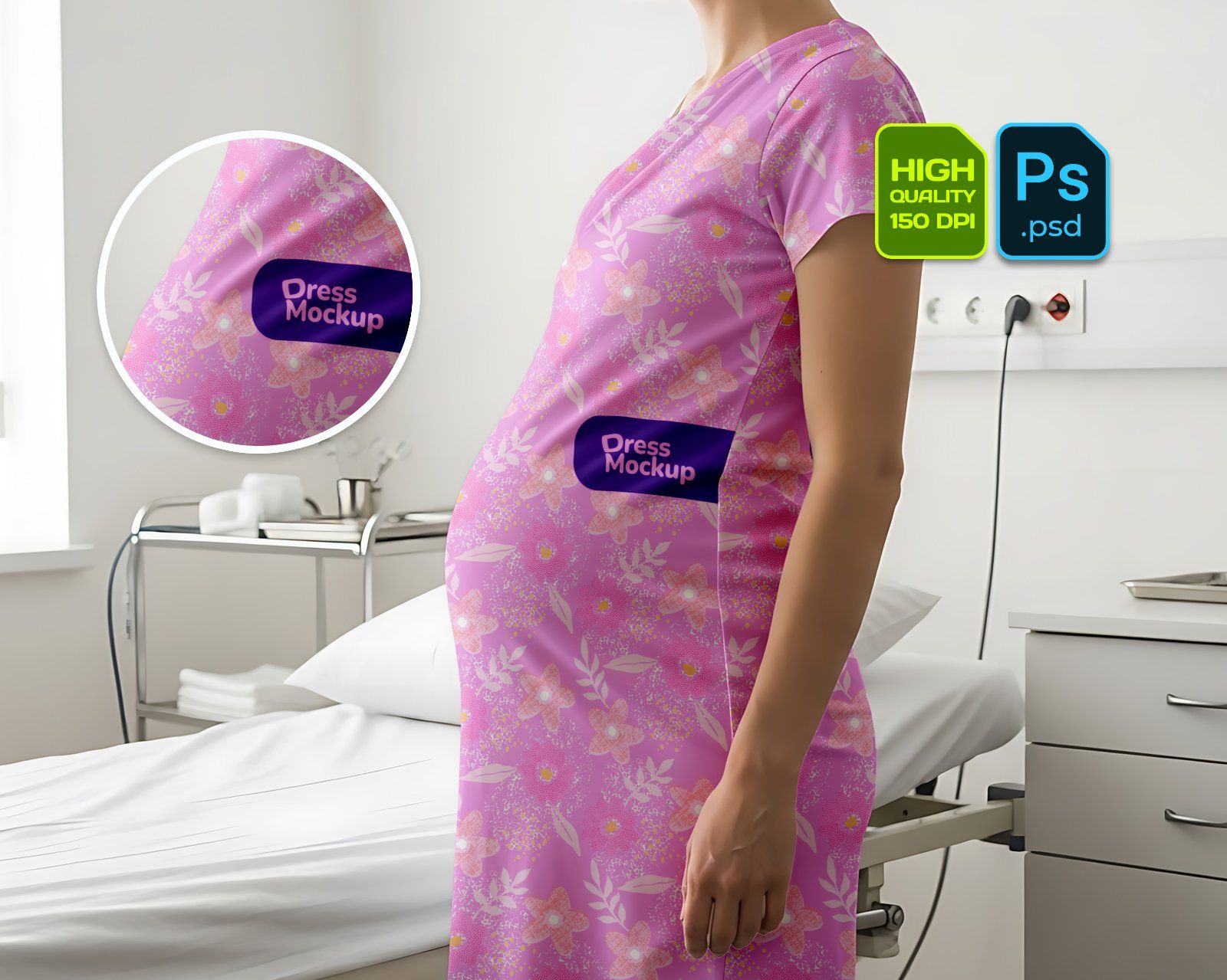 Obstetrics Clinic Mockup Bundle – 15 PSD Templates for Medical & Healthcare Branding
