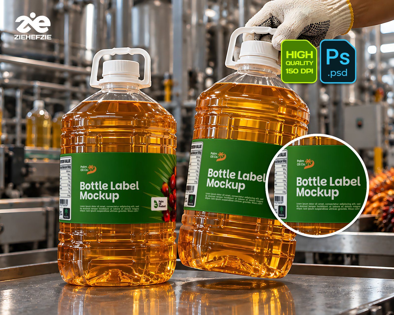 Palm Oil Company Mockup Bundle - 15 Premium PSD Agriculture & Palm Oil Plantation Branding — image 3
