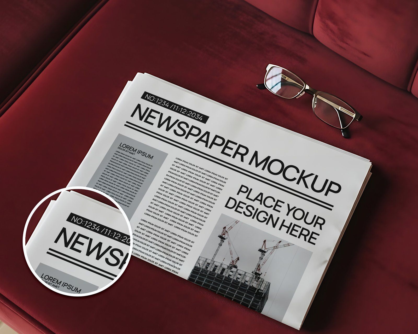News Agency Mockup Bundle – 15 PSD Templates for Media, Press & Broadcasting Branding