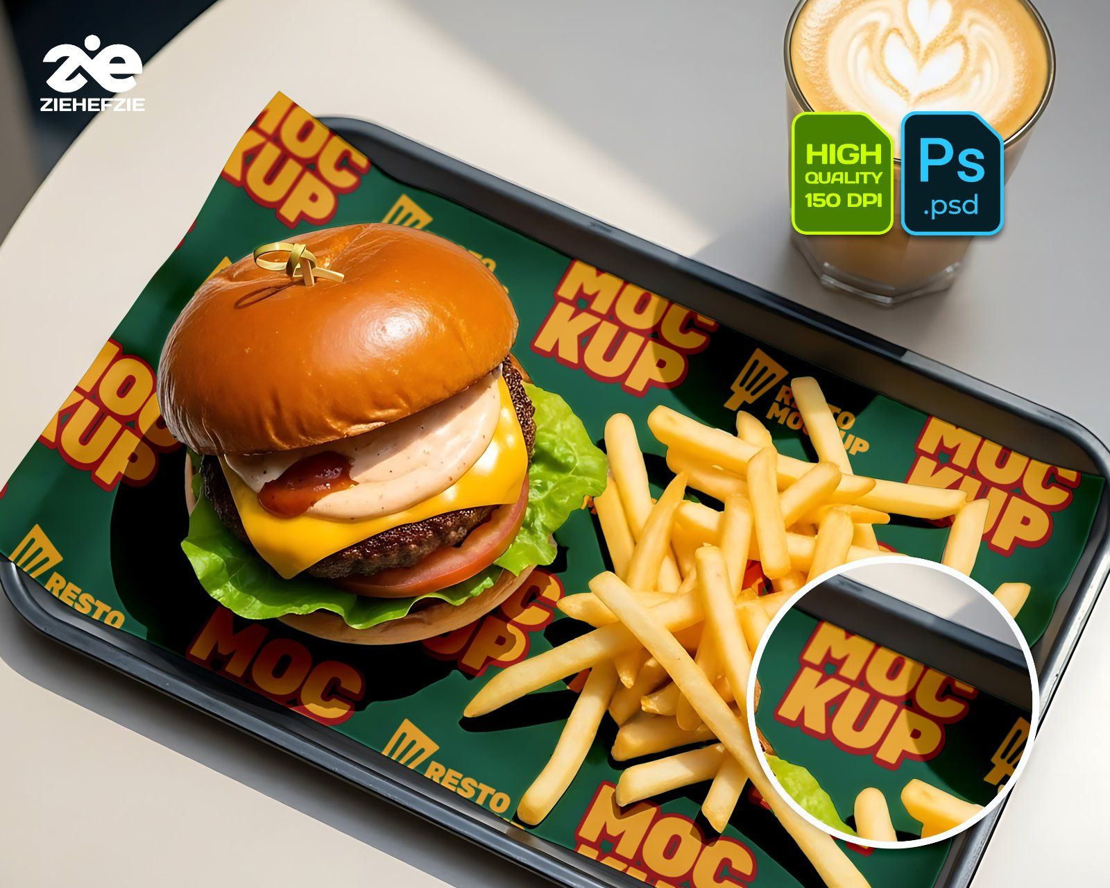 Restaurant Branding Mockup Bundle – 15 Premium PSD Mockups | Menu, Packaging, Cup & Uniform Mockups