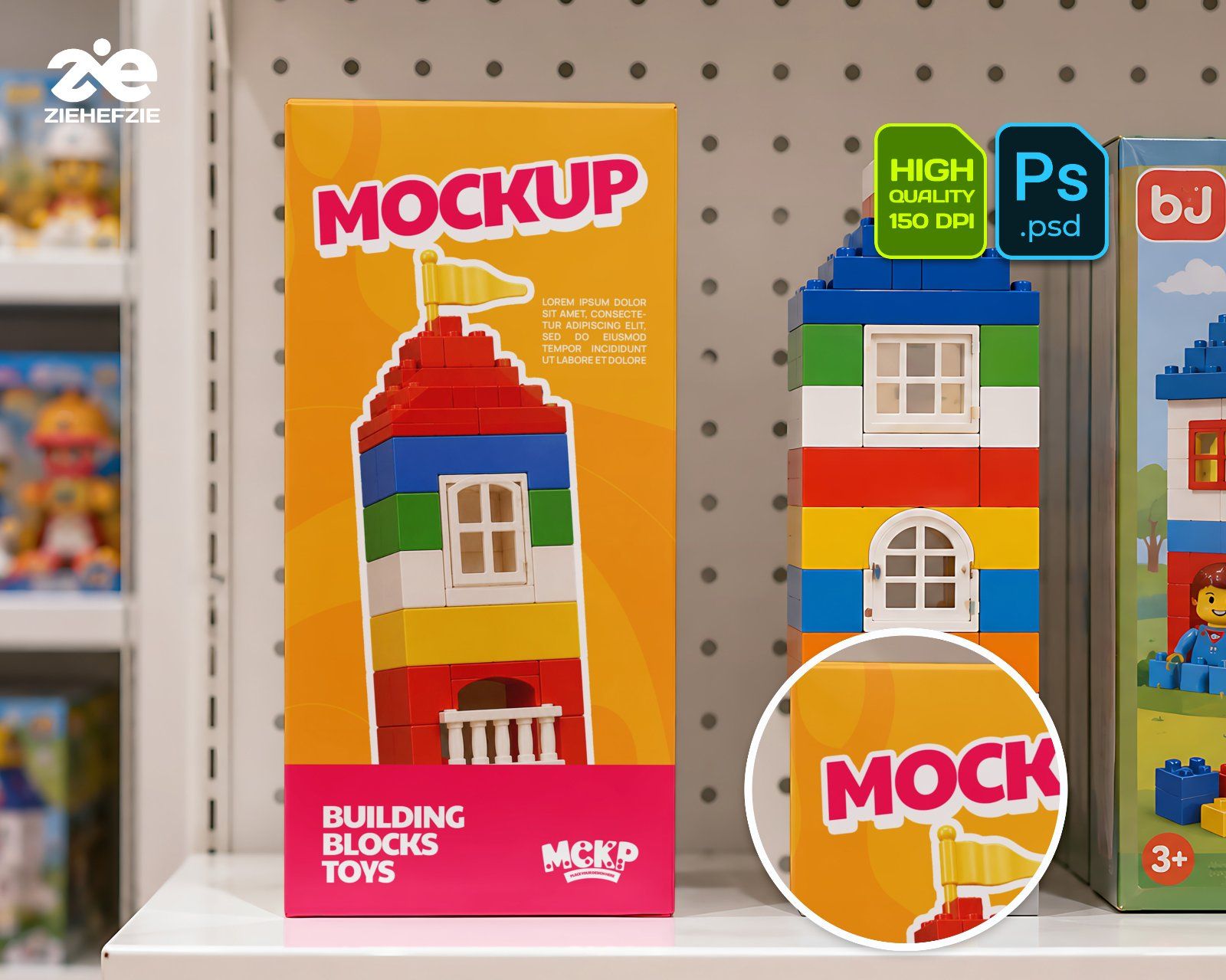 Kids & Toy Shop Brand Identity Mockup 15 Bundle Set - Toys Retail Store Mockup Bundle — image 3