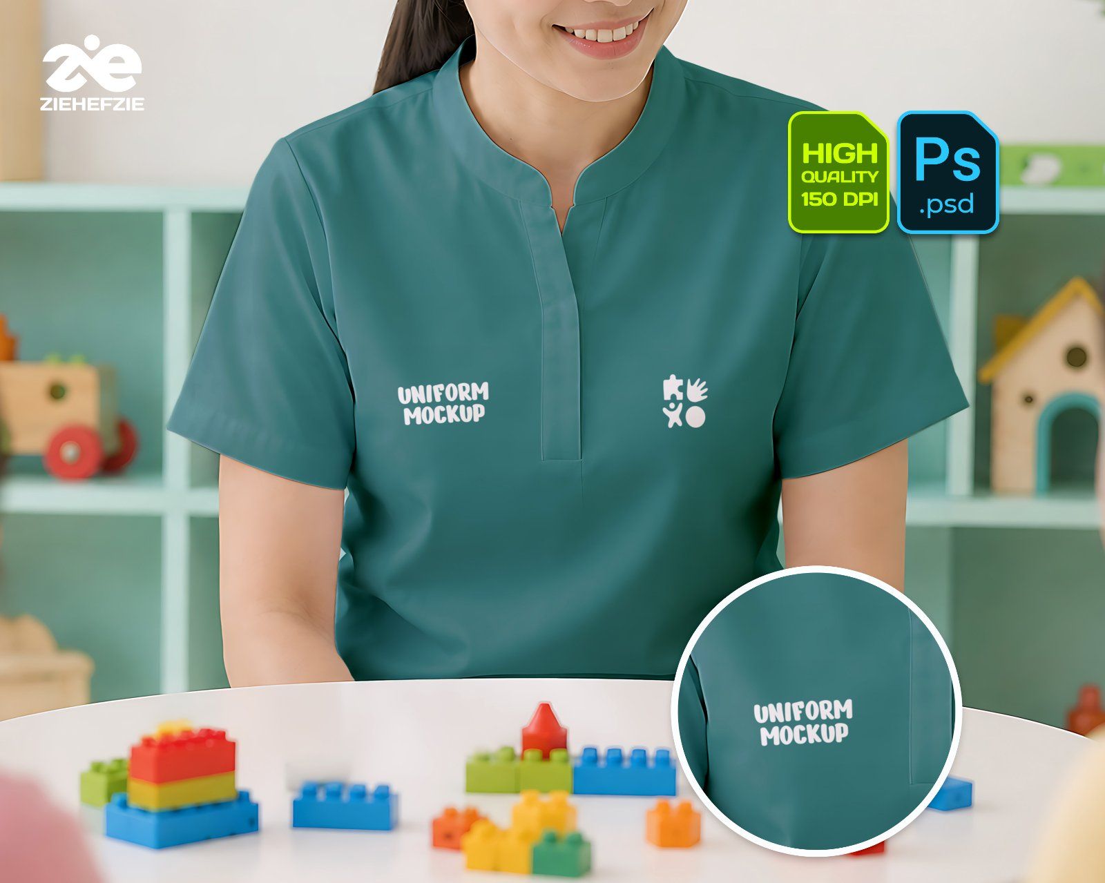 Daycare Center Mockup Bundle - Childcare & Nursery Branding Mockup Pack (15 PSD) — image 3