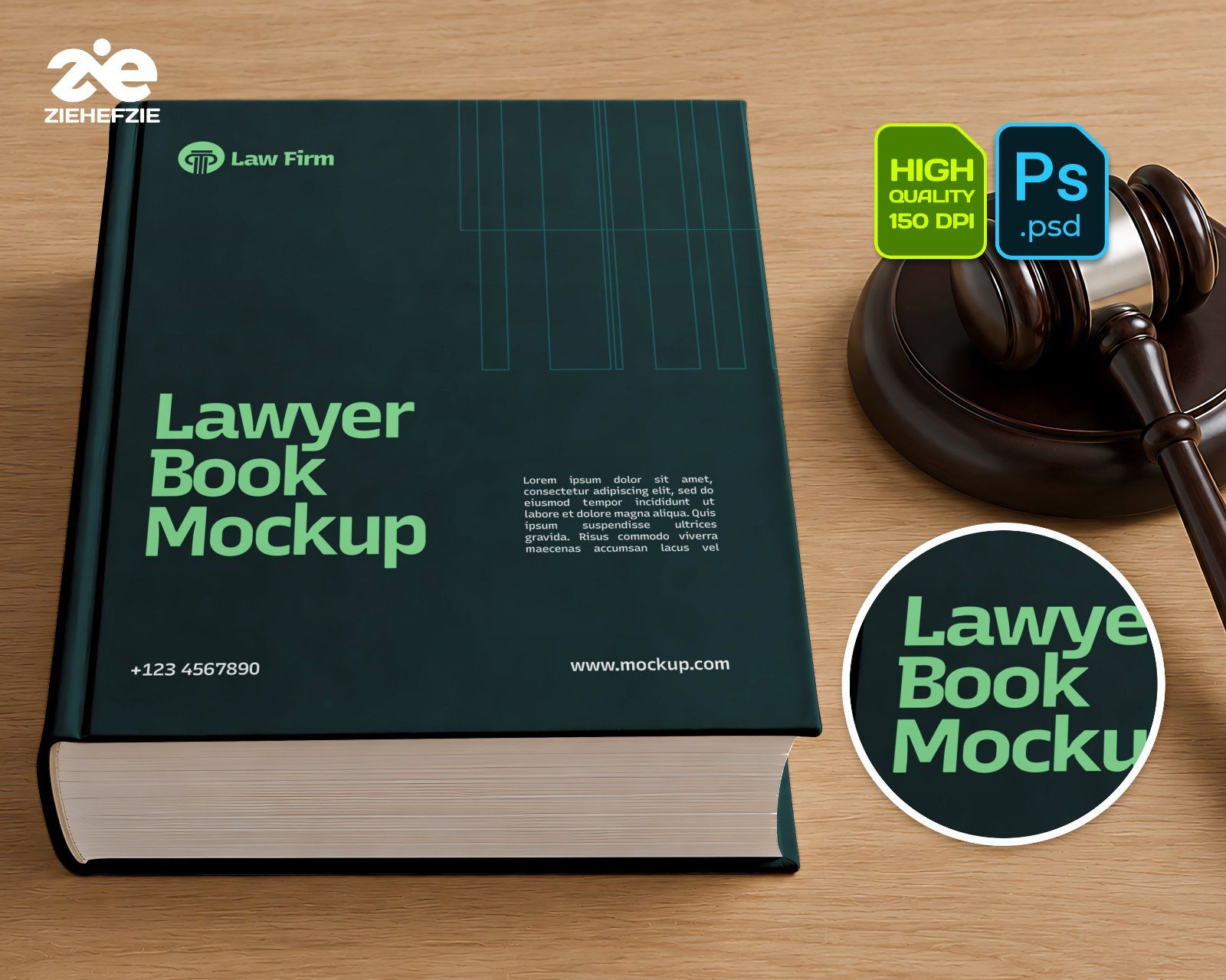 Premium Law Firm Branding Mockup Bundle – 15 Corporate PSD Scenes for Attorney, Lawyer