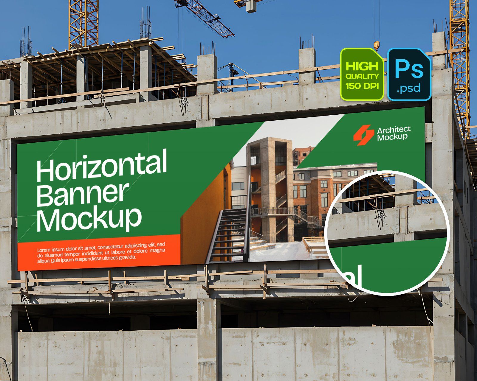 15 Contractor Branding Mockups – PSD Helmet, Sketch Paper, Banner, Uniform & Container Kit