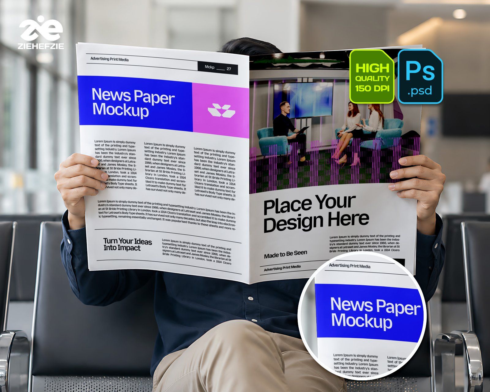 Print Ads Media Mockup Bundle - Advertising & Print Media Brand Identity 15 PSD Mockup Set — image 3