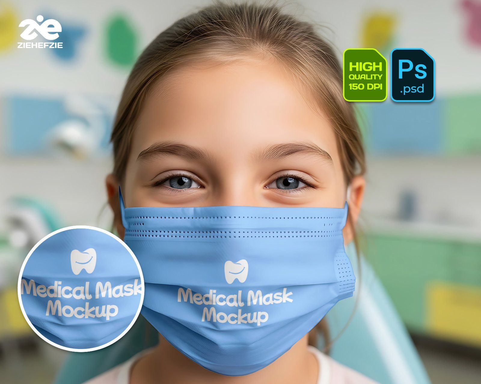 Children's Dental Clinic Branding Mockup Bundle – 15 Premium PSD Scenes for Pediatric Medical Identi