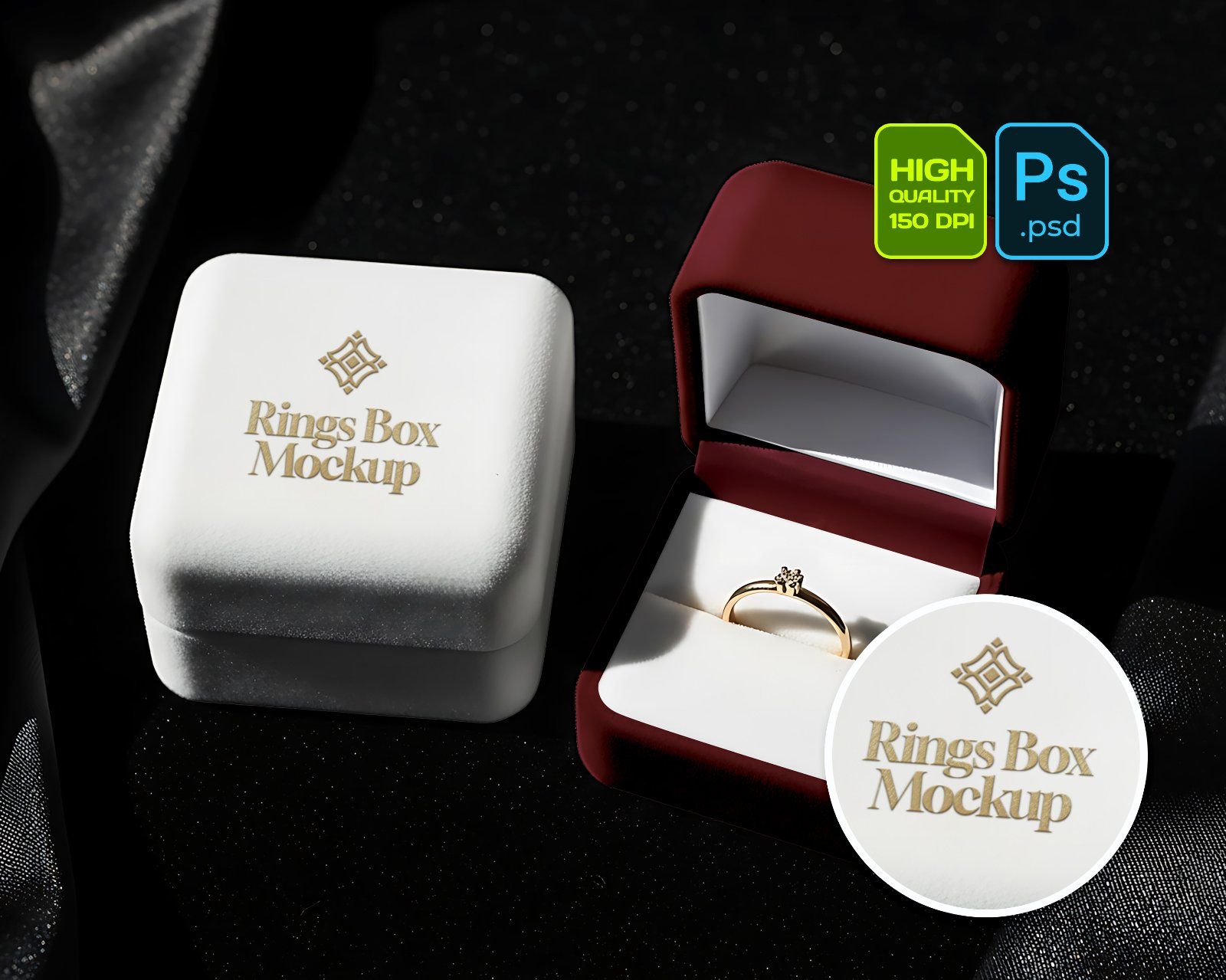 Jewelry Store Mockup Bundle – 15 PSD Templates for Luxury Branding