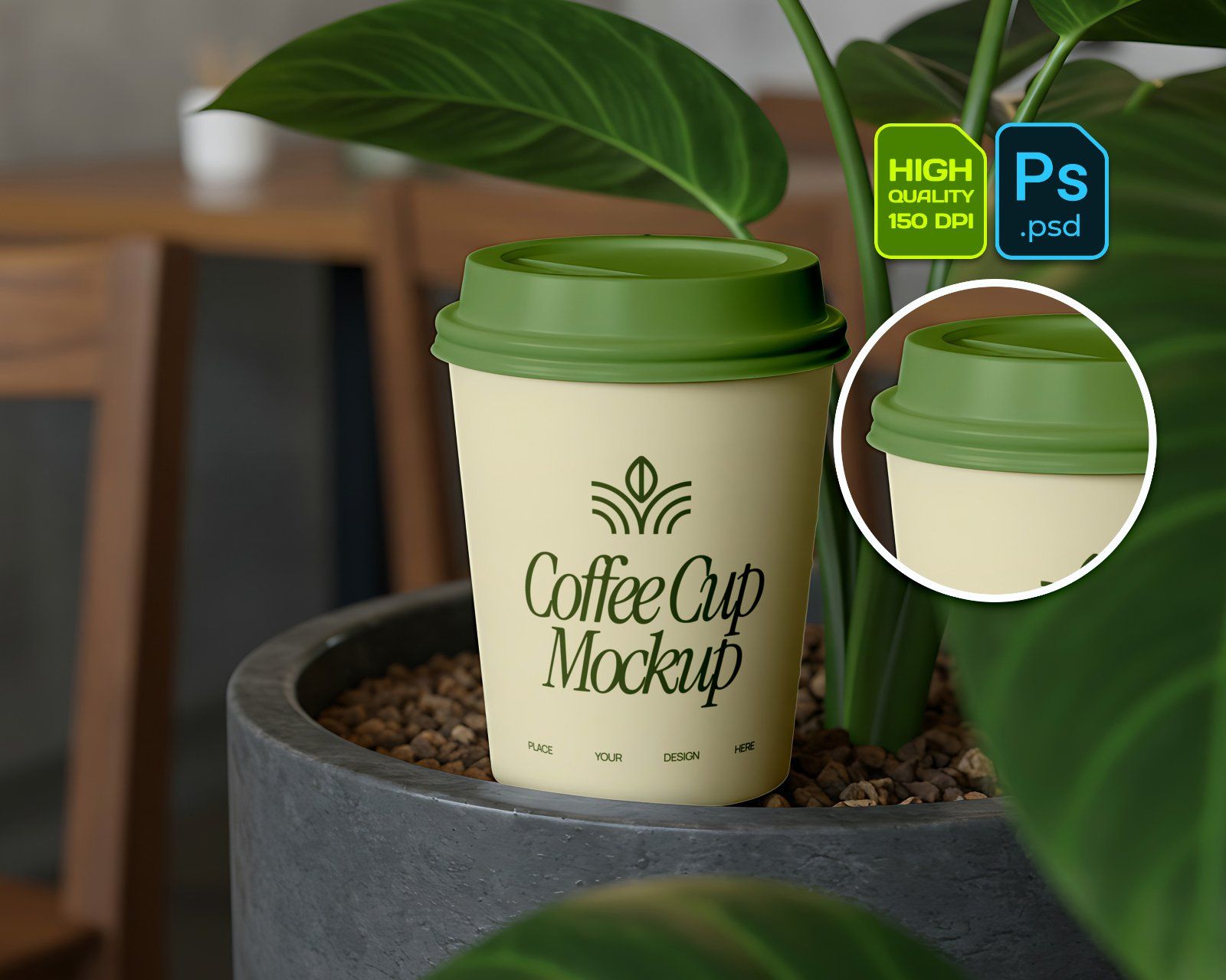 15 Premium Garden Cafe Mockup Collection