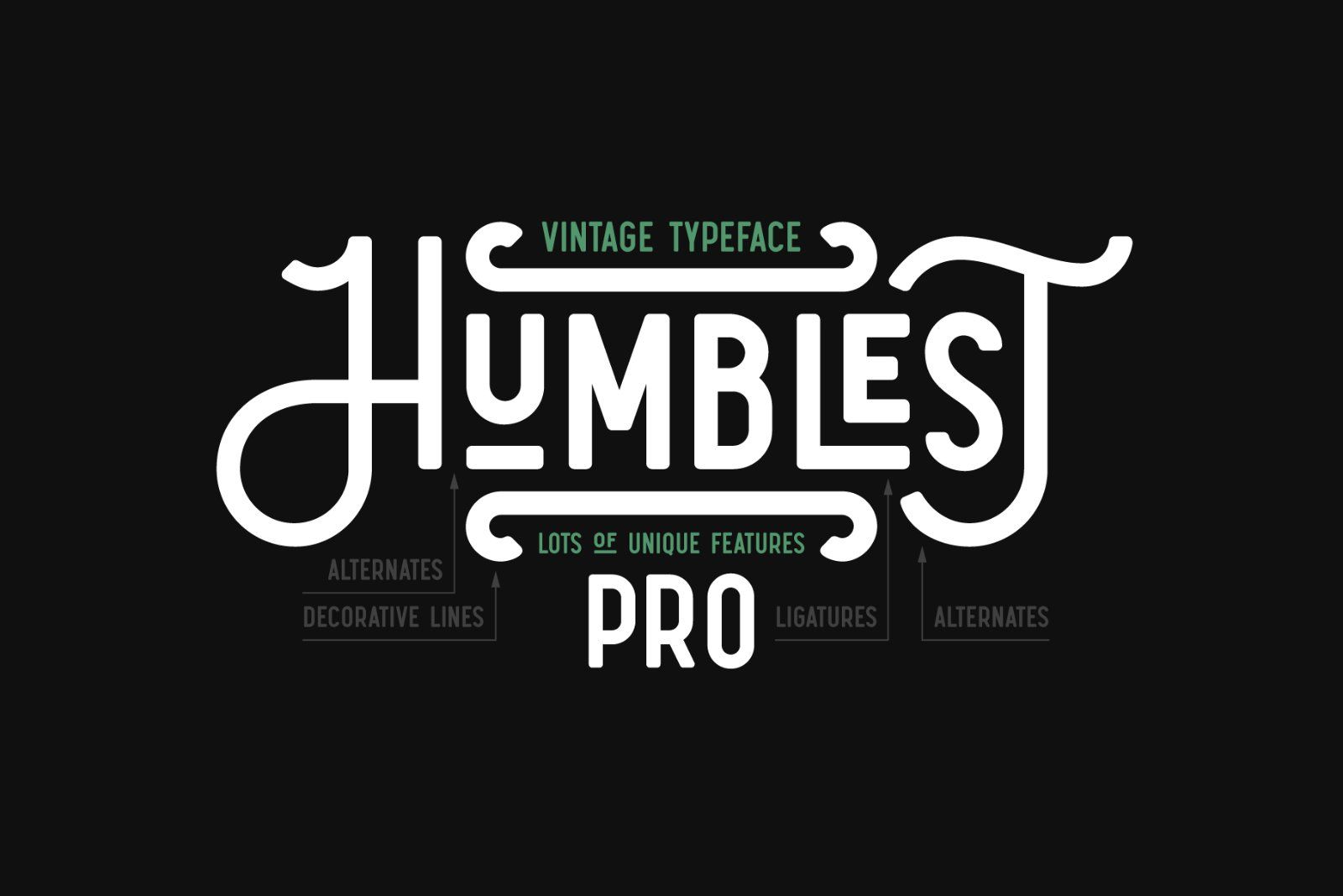 Humblest Pro Font — image 1