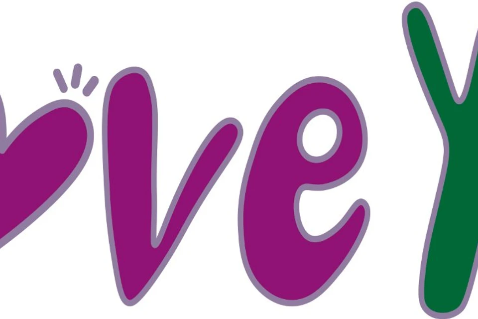I Love You Lettering with Little Hearts