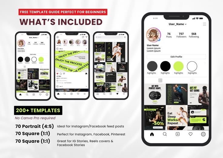 Structured Fitness Planner for Discipline, Consistency & Body Transformation
