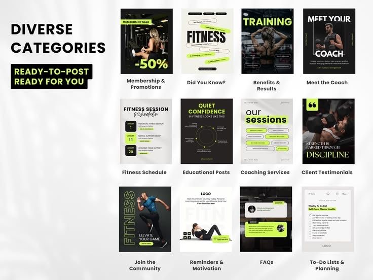 Structured Fitness Planner for Discipline, Consistency & Body Transformation