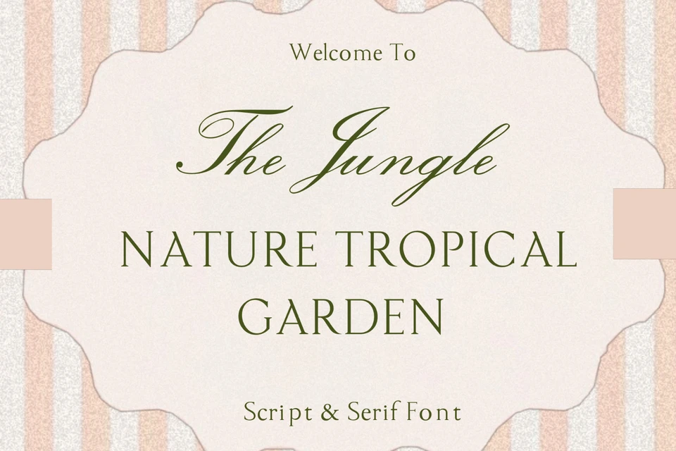 The Jungle - Script Serif Font