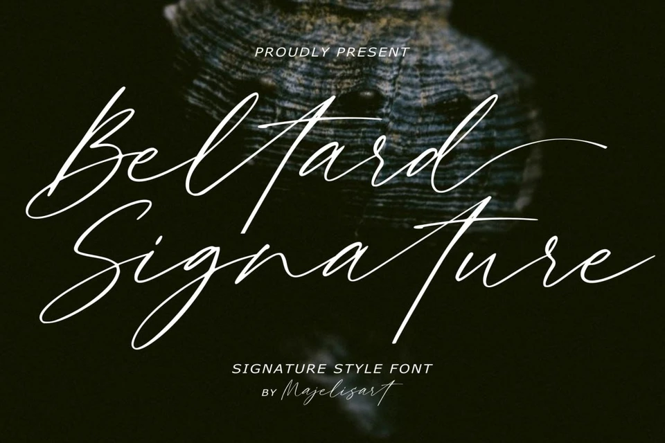 Beltard - Signature font