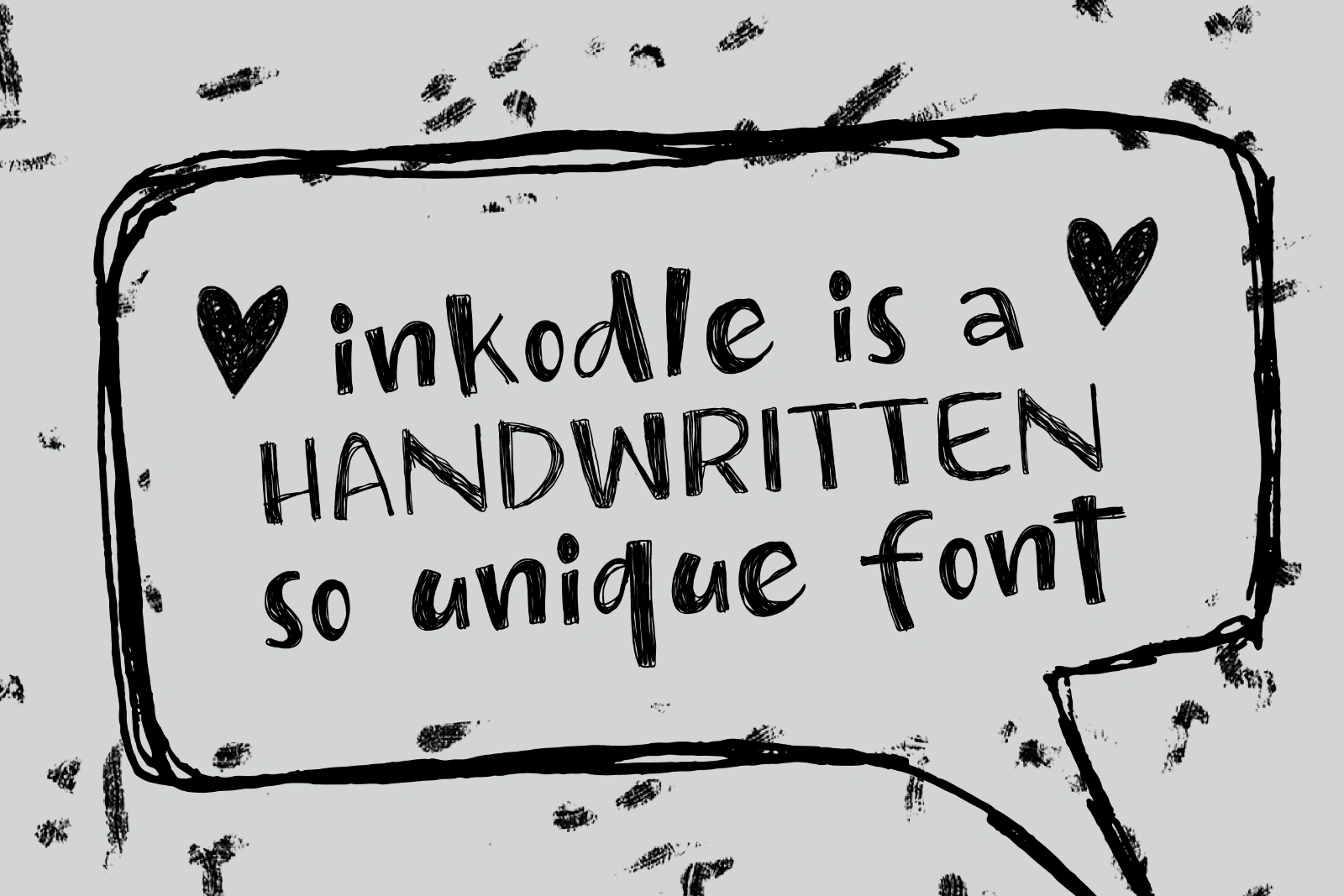 Inkodle – Playful Handwritten Font — image 3