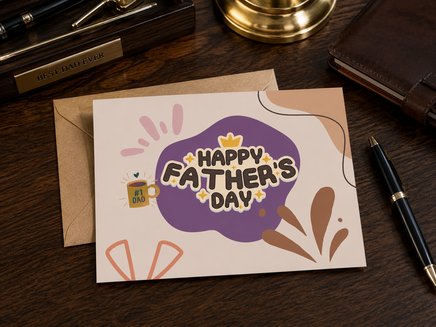 Father’s Day Card for Dad | Printable Holiday Greeting Card | Instant Download — image 2