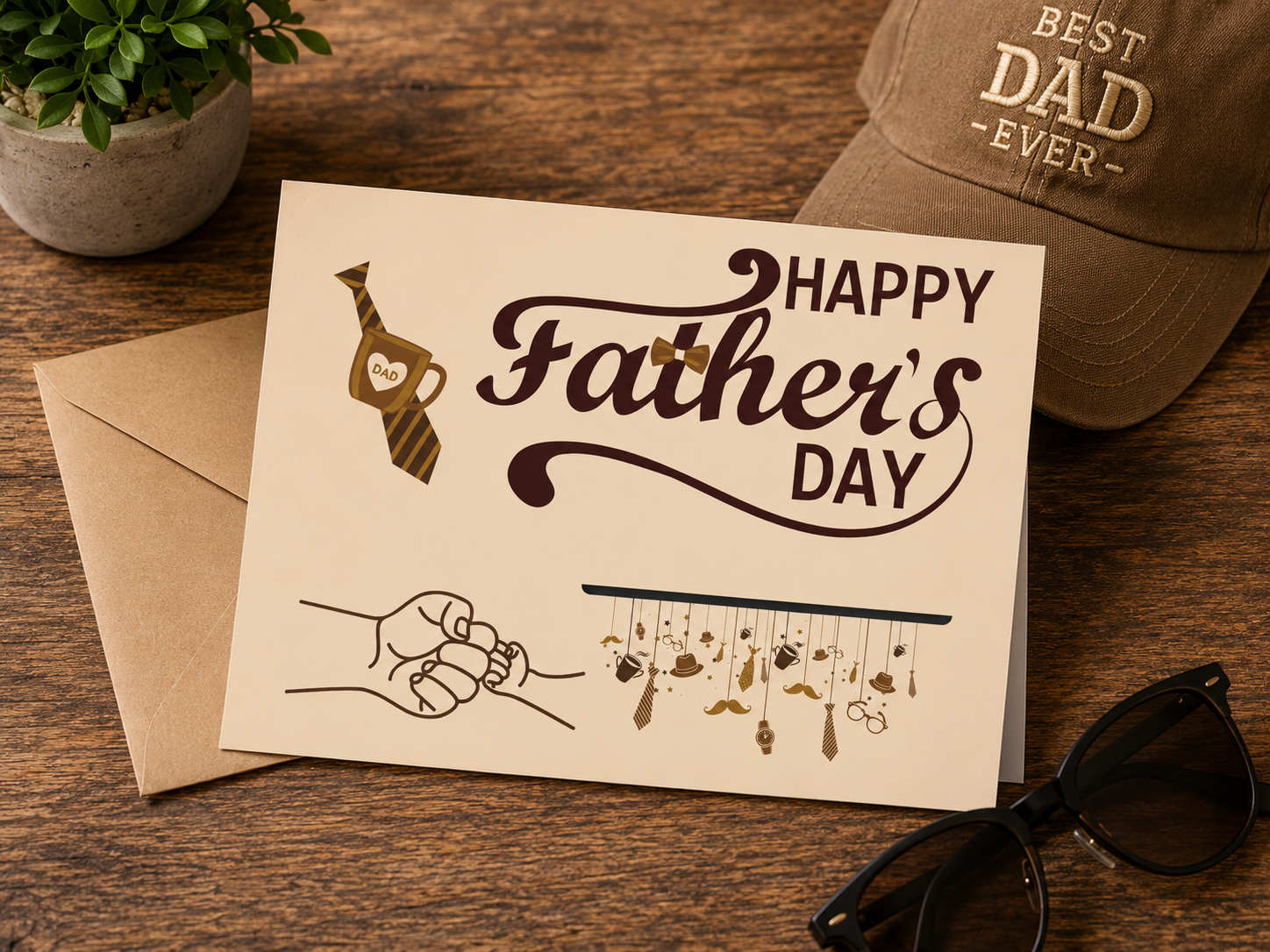 Father’s Day Card for Dad | Printable Holiday Greeting Card | Instant Download — image 1