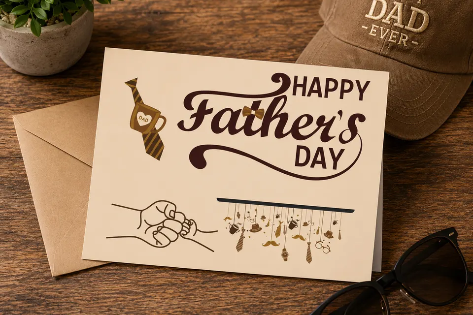 Father’s Day Card for Dad | Printable Holiday Greeting Card | Instant Download