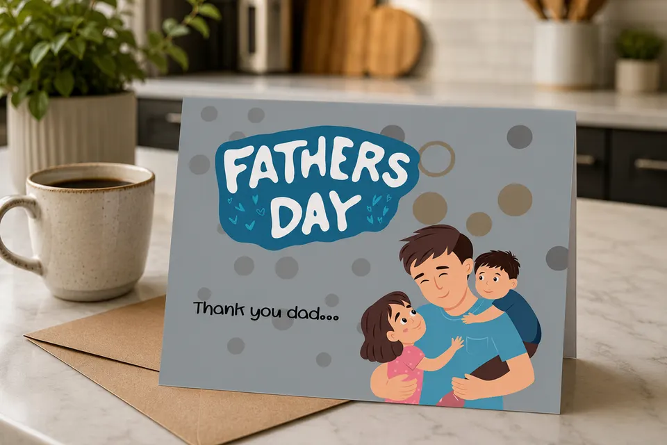 Father’s Day Greeting Card | Digital Download | Printable Template