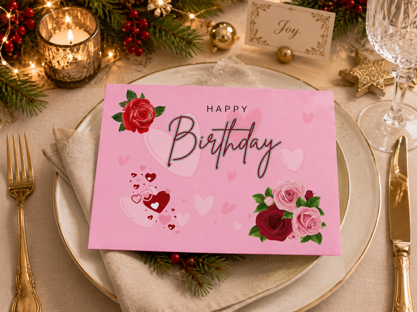 Modern Birthday Card Template — image 1