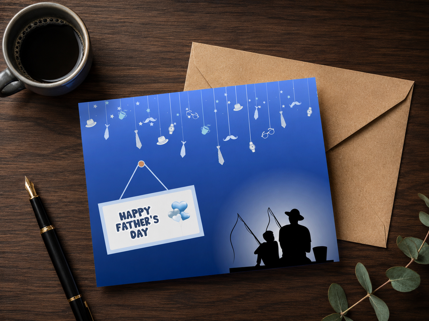 Premium Father’s Day Card | Printable Holiday Card | Digital Download — image 2