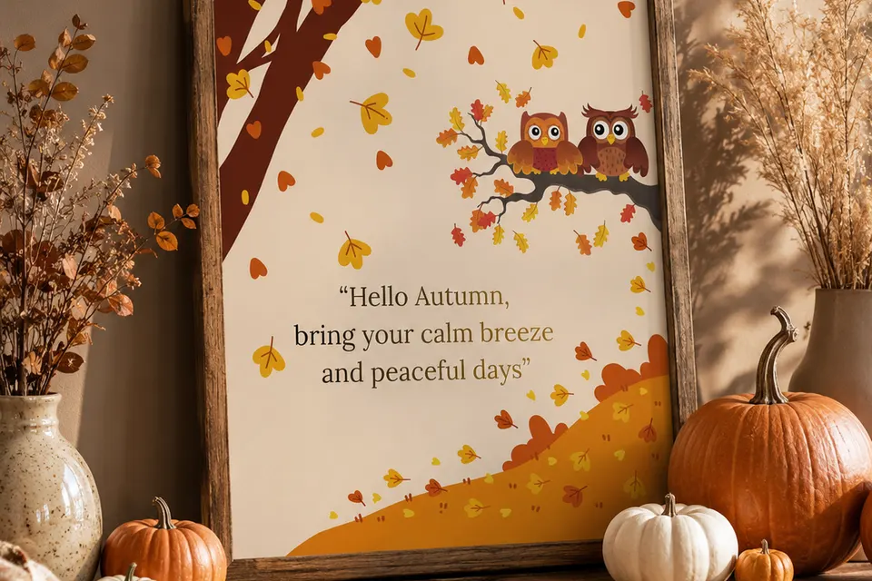 Poster of Autumn – Calm Breeze & Peaceful Days