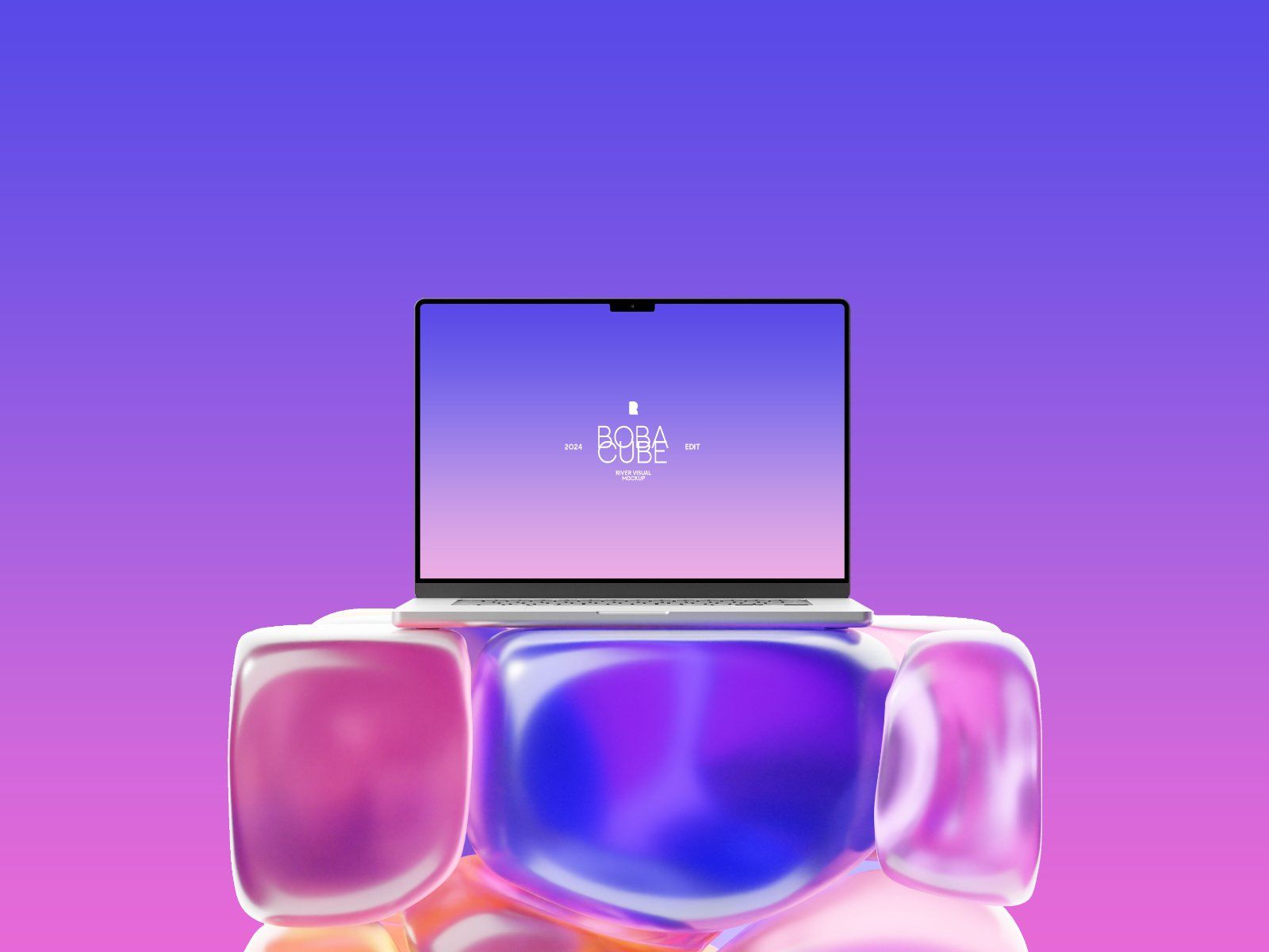 Boba Cube Series Mockup — image 2