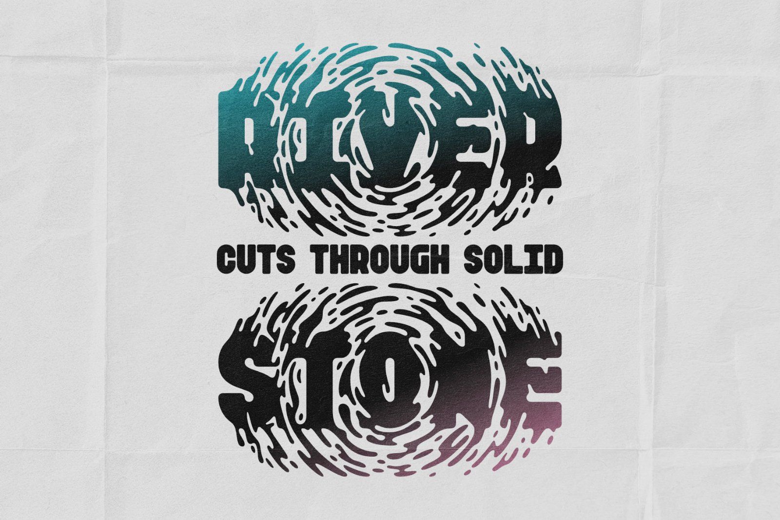 Inky Ripples - Creative Font — image 3