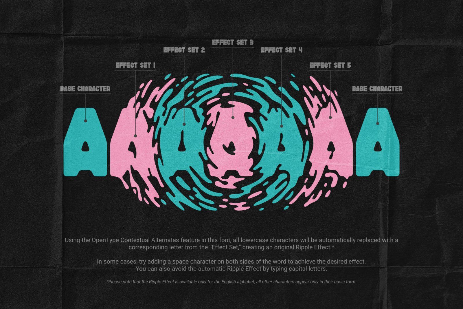 Inky Ripples - Creative Font — image 6