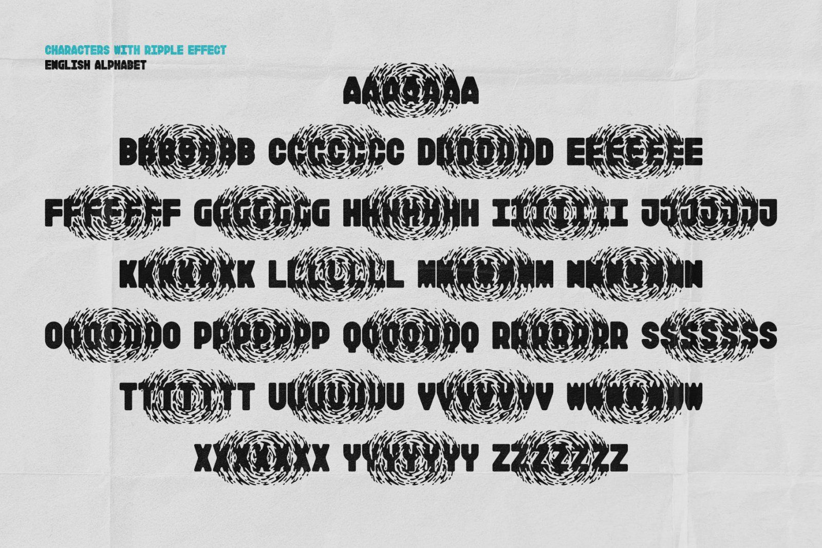 Inky Ripples - Creative Font — image 7
