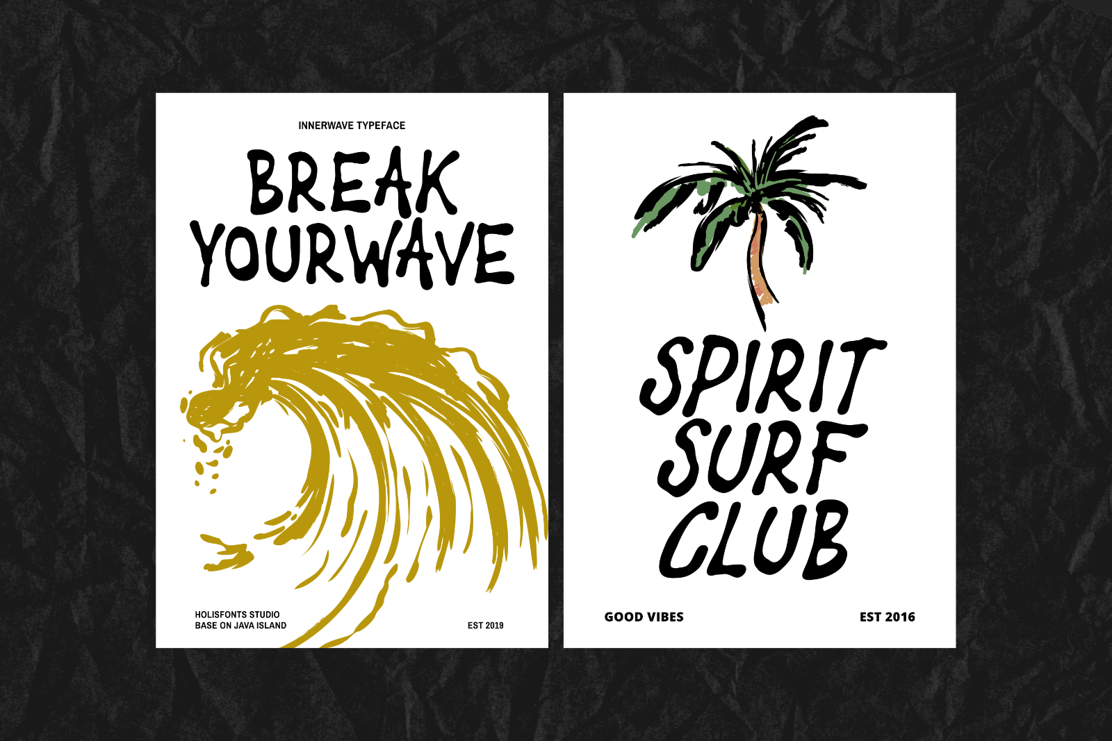 Innerwave – All Caps Brush Font — image 8