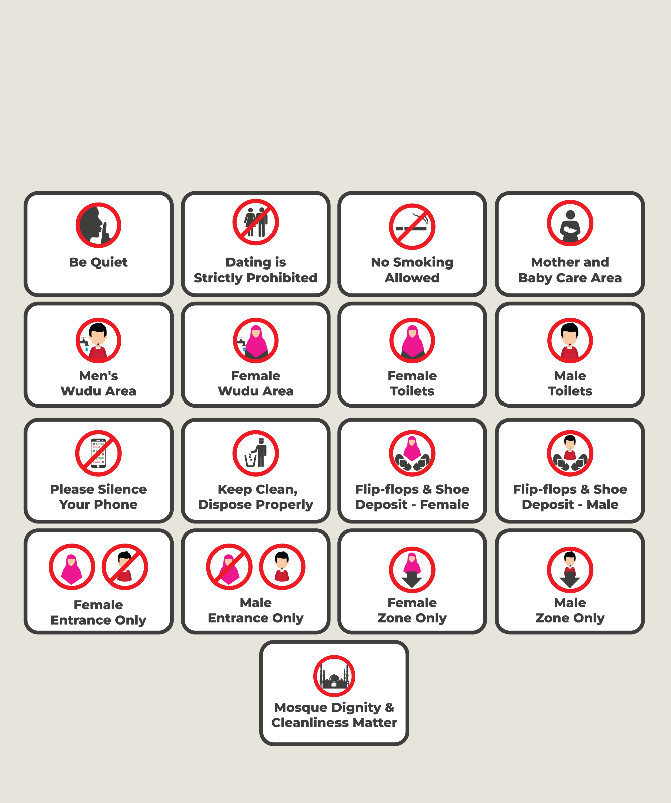Islamic and Mosque Sign System — image 2