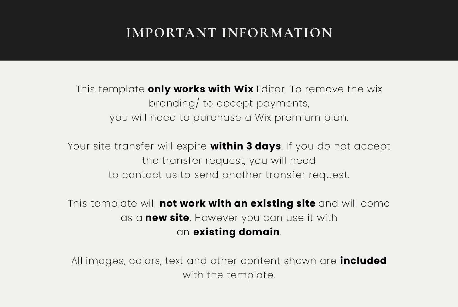 Wix Photography Website Template | Modern Photographer Portfolio