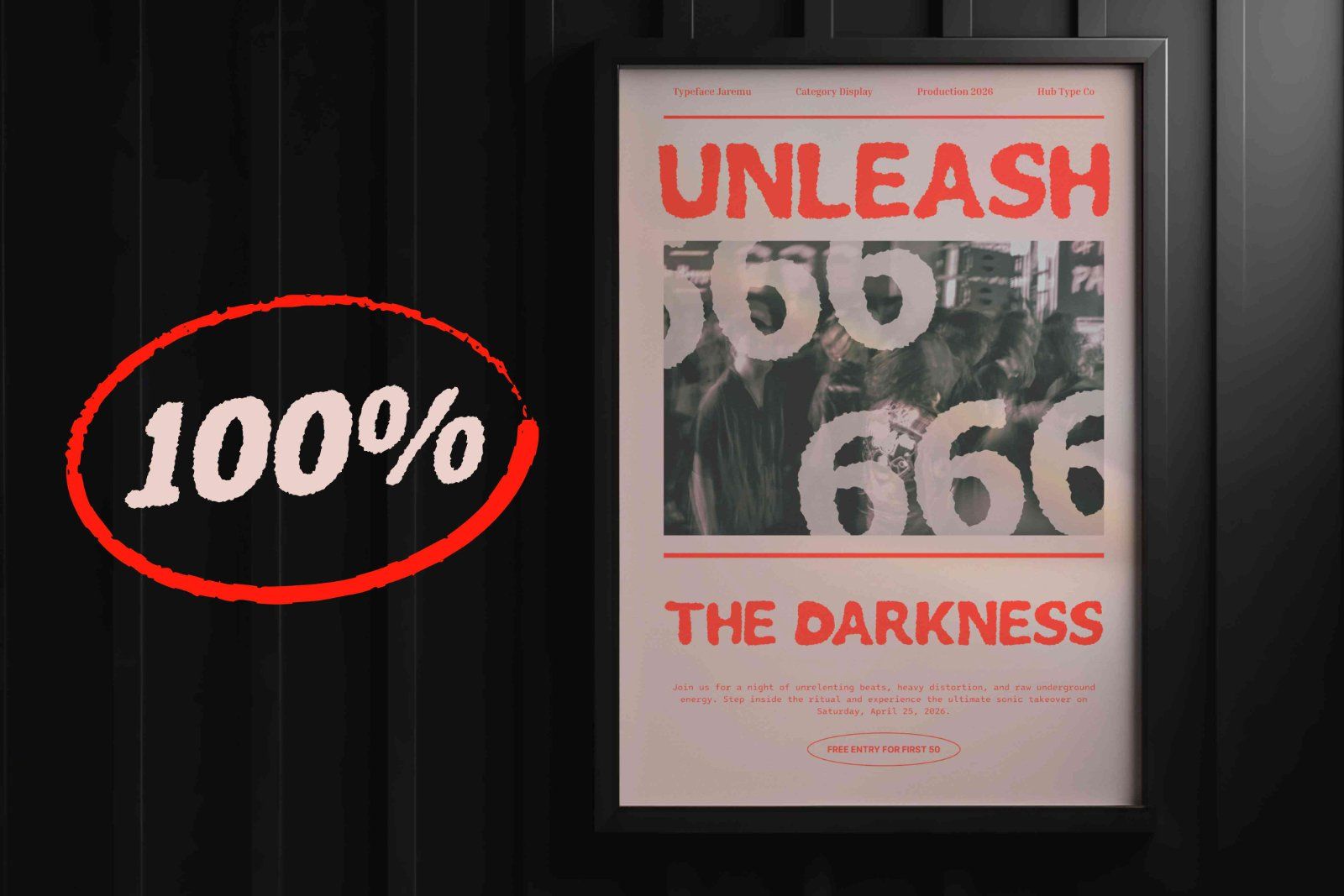 Jaremu - A Distressed Display Typeface — image 5