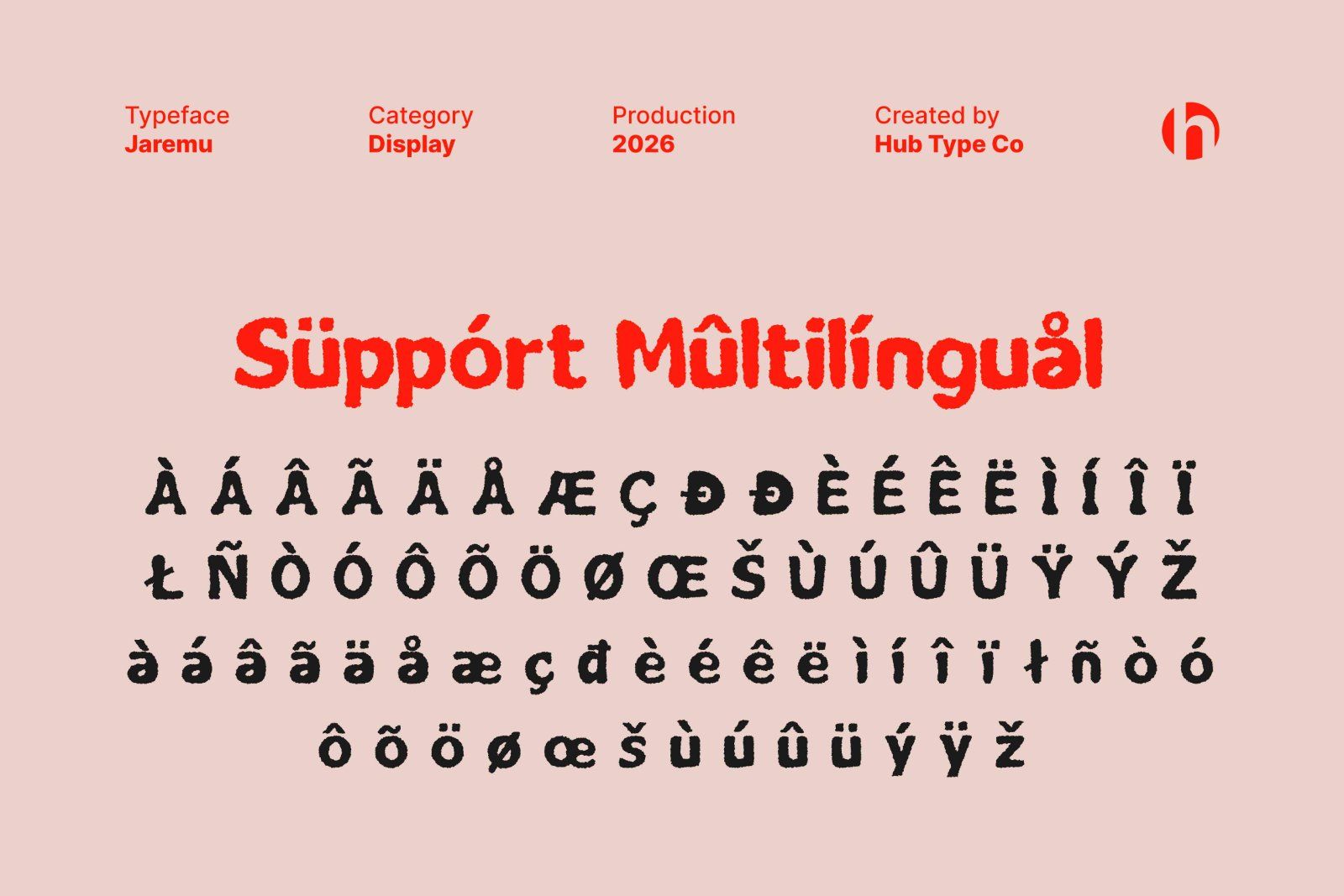 Jaremu - A Distressed Display Typeface — image 8