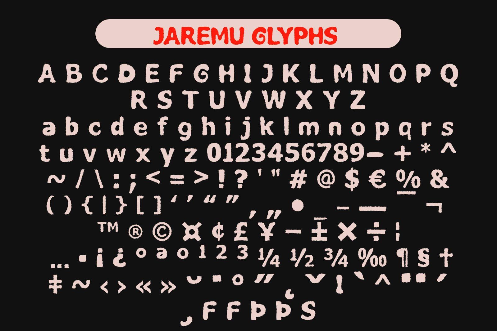 Jaremu - A Distressed Display Typeface — image 9
