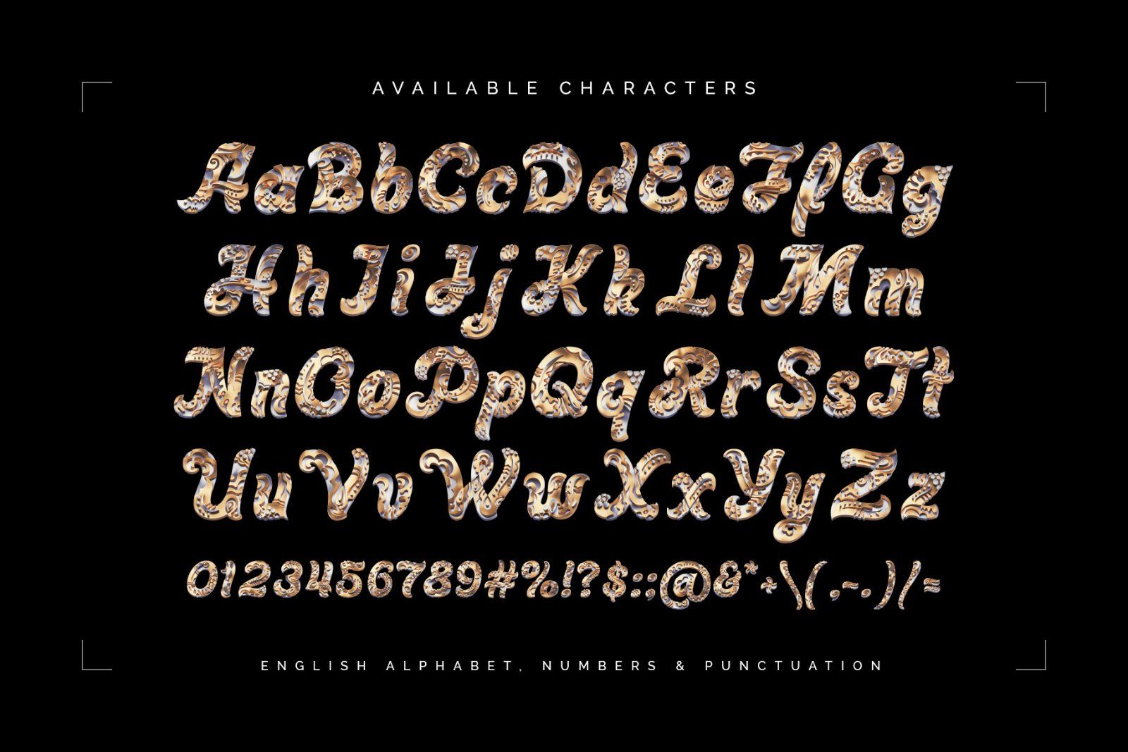 Jewel Gift — Color Bitmap Font — image 4
