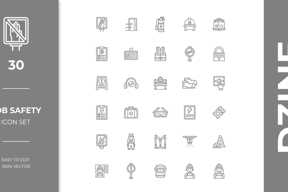 Job Safety Icons Pack