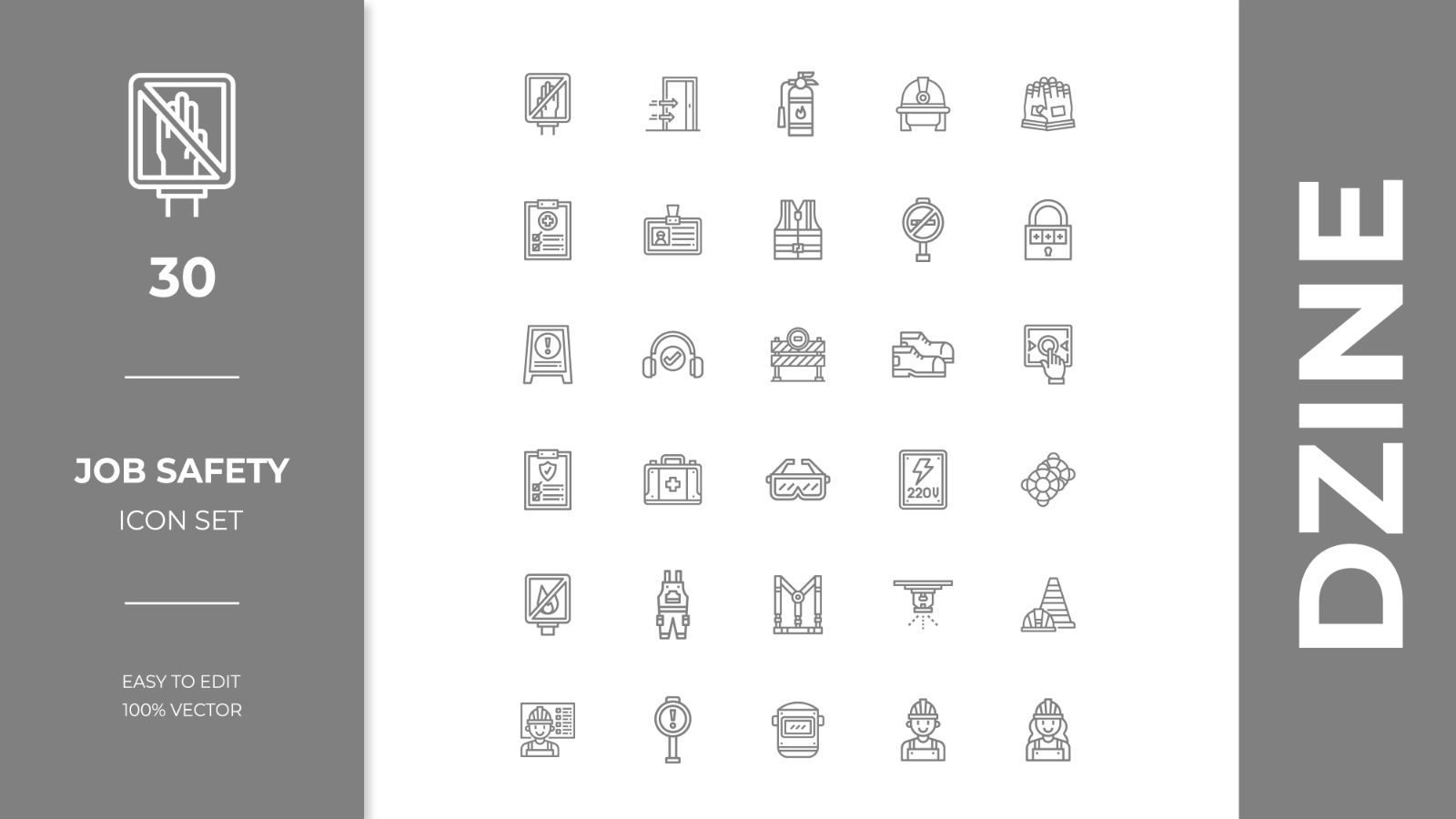 Job Safety Icons Pack