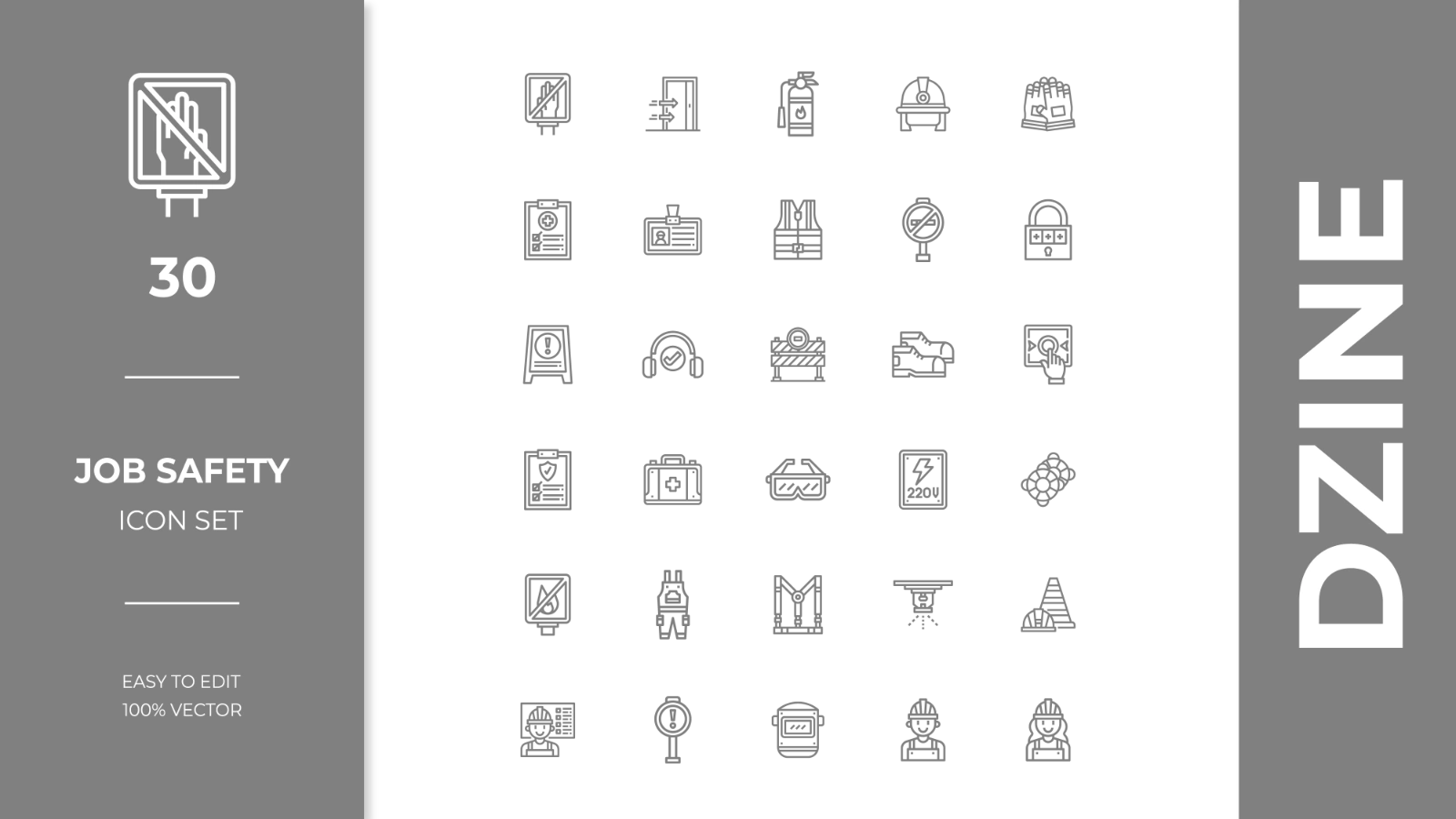 Job Safety Icons Pack — image 1