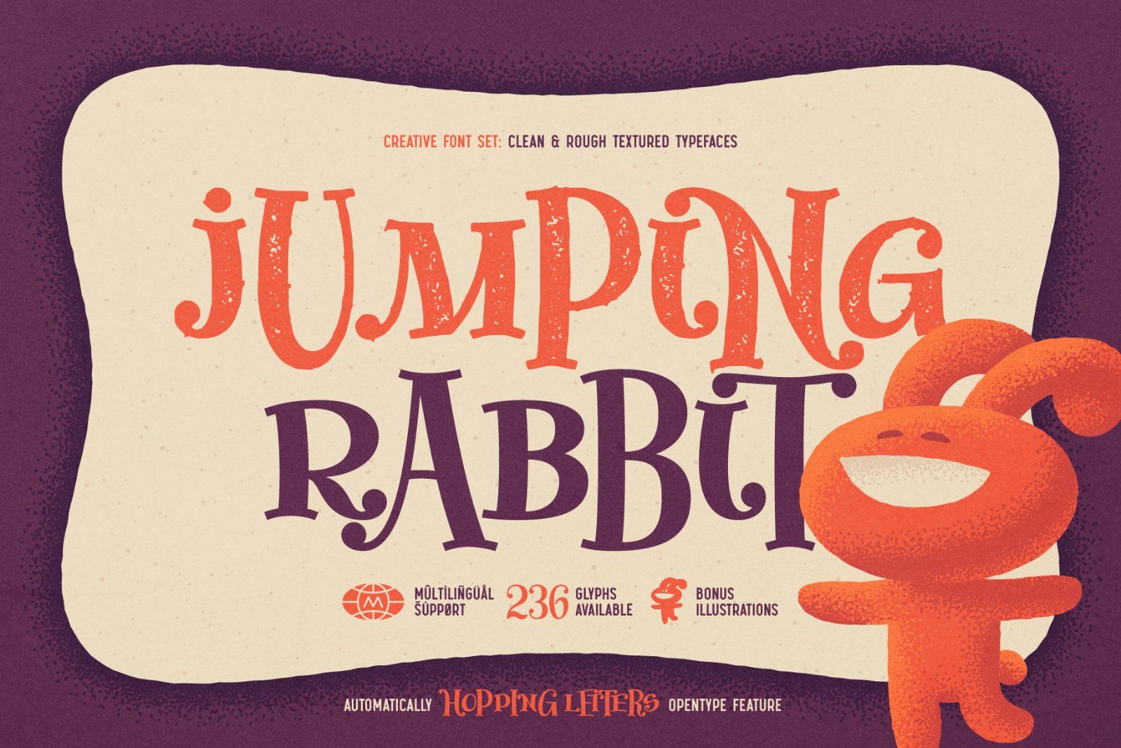 Jumping Rabbit - Funny Font — image 1