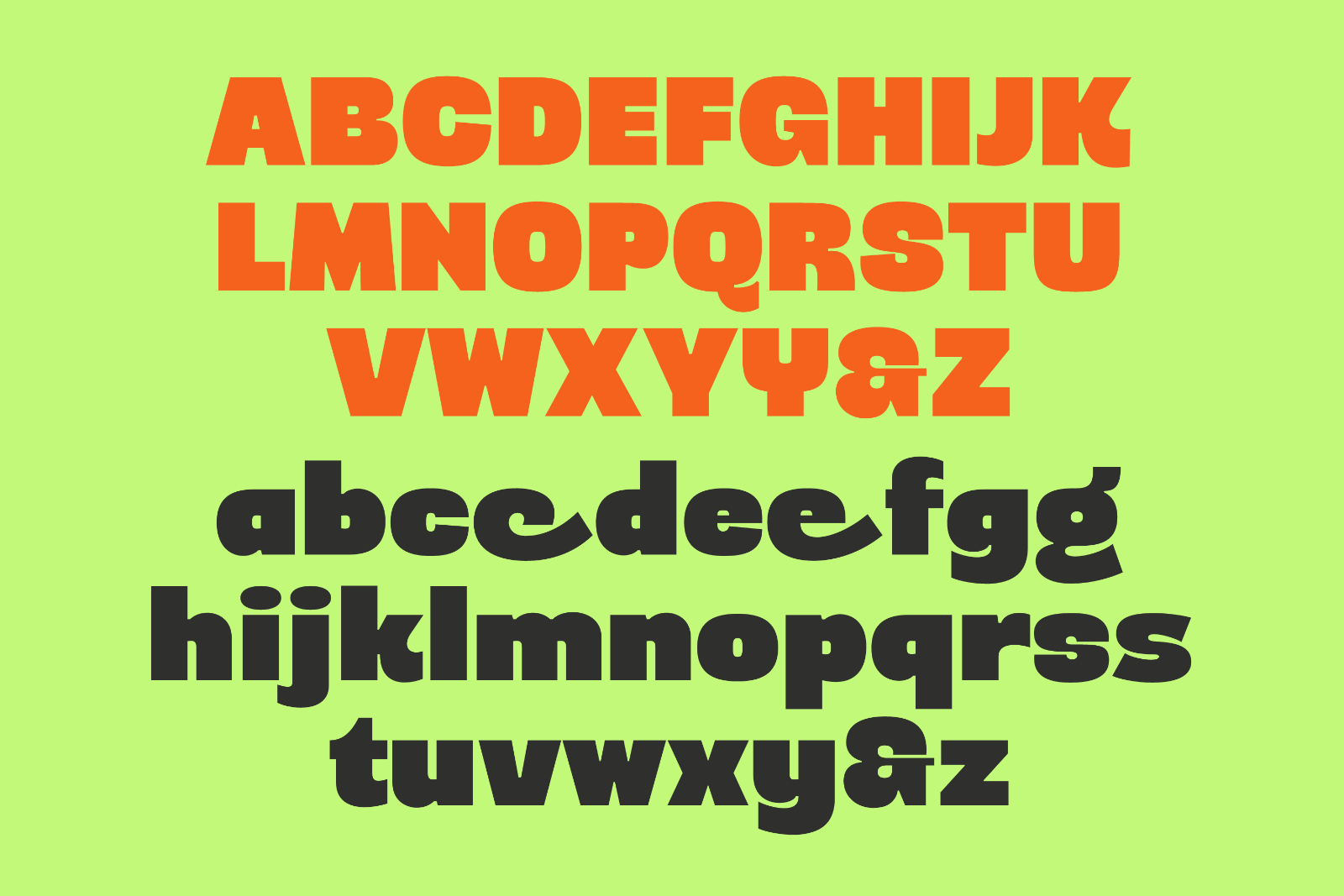 Korero HF Bold Chunky Display Font — image 10