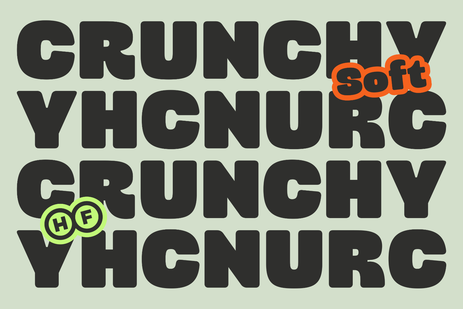 Korero HF Bold Chunky Display Font — image 4